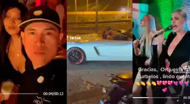 Gerald Oropeza disfrutó de la compañía de sus invitados.