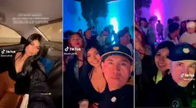 La joven compartió momentos de la lujosa fiesta con el 'capo' Gerald Oropeza.