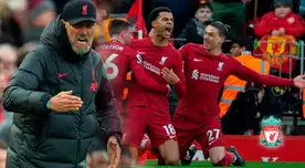 Liverpool da exhibición en el clásico ante Manchester United en Anfield Road.