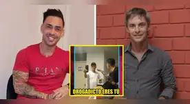 Diego Chávarri y Jean Paul Strauss en discusión.