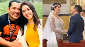 Alexander Blas se casa: Así fue el ingreso de su novia Pamela Marrache de camino al altar