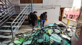 Vándalos  quemaron más del 80 % de los expedientes en Puno