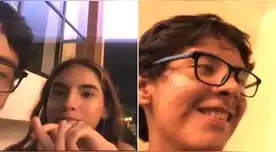 Los muchachos estaban en el balcón y como jugando uno lanzó una peculiar pregunta que 'respondió' el cielo.