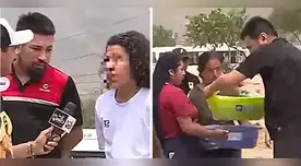 Aldo Miyashiro lleva ayuda a los damnificados por huaicos.