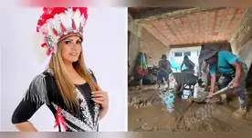 Ruth Karina se suma a las donaciones para damnificados por huaicos.