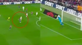 Lewandowski pone a prueba a Courtois y casi anota el primero de Barcelona sobre Real Madrid