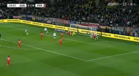 Pedro Gallese tapó a tiempo los remates de Timo Werner  y Kai Havertz