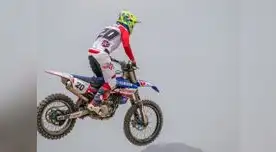 Ian Chía, de 32 años, es piloto profesional de motocross desde los 7 años.