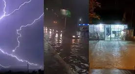 Lluvias torrenciales y tormentas eléctricas se han registrado constantemente en Piura.
