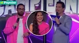 Cristian Rivero derrocha elogios a Katia Palma y la hace sonrojar: “La Barbie de Jesús María”