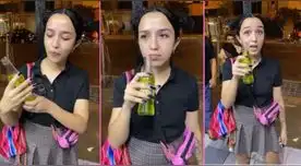 Una argentina probó por primera vez una Inca Kola en vidrio y su reacción se volvió viral en TikTok.