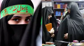 Es una medida obligatoria que en Irán use en velo. Es una medida obligatoria que en Irán use en velo.