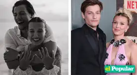 Millie Bobby Brown habría confirmado compromiso con su enamorado, hijo de Bon Jovi Millie Bobby Brown habría confirmado compromiso con su enamorado, hijo de Bon Jovi