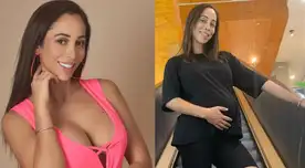 Olinda Castañeda emocionada con la llegada de tercer hijo.