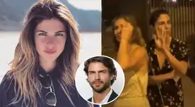 Stephanie Cayo evitó responder las preguntas sobre su relación con Maxi Iglesias.