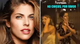 Stephanie Cayo se enoja con reportero de Amor y Fuego