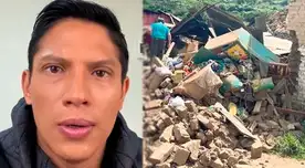 André Silva muestra preocupación tras derrumbes en Huaral.