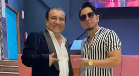 Manolo Rojas junto a Marco Antonio Guerrero cantan a dúo.