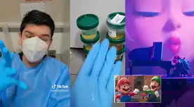 Joven en laboratorio clínico se hizo viral en TikTok con canción de película de Super Mario Bros.