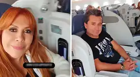 Magaly Medina viaja fuera del país con Alfredo Zambrano.