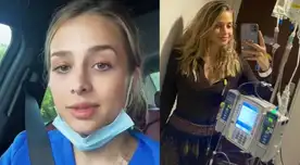 La joven busca llevar una vida saludable tras ser diagnosticada con cáncer.