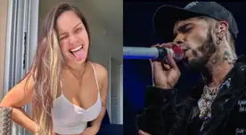 Andrea San Martín cumple sueño de conocer a Anuel AA. Andrea San Martín cumple sueño de conocer a Anuel AA.