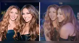 Shakira y Thalía juntas en el premio Billboard Mujeres Latinas. Shakira y Thalía juntas en el premio Billboard Mujeres Latinas.