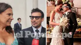 Ezio Oliva llega a la iglesia junto a su madre, para dar el sí a Karen Schwarz en boda religiosa: "Nervioso" Ezio Oliva llega a la iglesia junto a su madre, para dar el sí a Karen Schwarz en boda religiosa: "Nervioso"