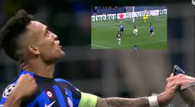 Lautyuro Martínez, capitán del Inter dio el gol que liquida prácticamente al rival. Lautyuro Martínez, capitán del Inter dio el gol que liquida prácticamente al rival.