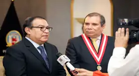 El presidente del Poder Judicial Javier Arévalo y el premier se reunieron para luchar contra la delincuencia