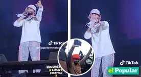 Arcángel se pronunció en concierto después de detención de la PNP