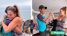 Alejandra Baigorria regaló zapatillas a deportista peruano que llegó a participar de maratón Alejandra Baigorria regaló zapatillas a deportista peruano que llegó a participar de maratón