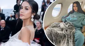 Camila Escribens viajó al Festival de Cannes en un jet privado. Camila Escribens viajó al Festival de Cannes en un jet privado.