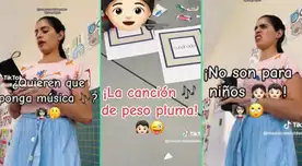 La reacción de la maestra fue viral en TikTok. La reacción de la maestra fue viral en TikTok.