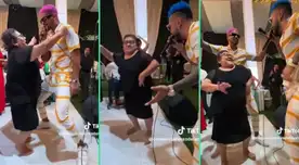 La adulta mayor no dudó sacar sus mejores pasos, siendo viral en TikTok.