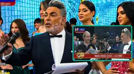 Andrés Hurtado no toleró error durante certamen de belleza y despide a su productor.