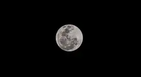 Personas quedaron maravillada con la luna llena de junio.