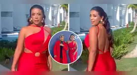 Kate Candela impacta con despampanante vestido rojo en los Premios Heat 2023