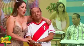 Cindy Marino y Melcochita se reencuentran en 'Jirón del humor' y se baten en duelo de chapas Cindy Marino y Melcochita se reencuentran en 'Jirón del humor' y se baten en duelo de chapas