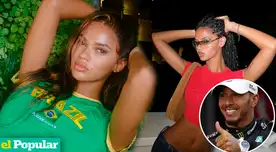 Ella es Juliana Nalú, la joven modelo que acaba de ser vinculada por segunda vez con Lewis Hamilton.