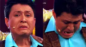 'Nabito' no puede evitar llorar al recibir detalle de Ernesto Pimentel en "El reventonazo de la Chola".