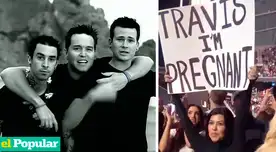 Kourtney Kardashian anunció su embarazado haciendo referencia a uno de los grandes éxitos de la banda de su esposo Travis Barker, Blink-182.