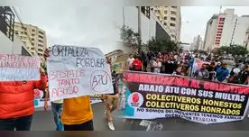 Colectiveros exigen su formalización a la ATU