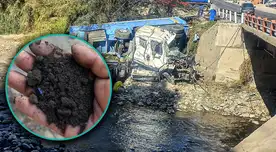 Camión con concentrado de zin cae a río El Ingenio en Nasca.