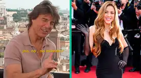 Tom Cruise tiene particular comentario sobre Shakira. Tom Cruise tiene particular comentario sobre Shakira.