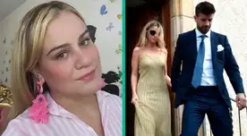 Lourdes Sacín 'le baja el dedo' al look de Clara Chía Martí durante boda de su cuñado. Lourdes Sacín 'le baja el dedo' al look de Clara Chía Martí durante boda de su cuñado.