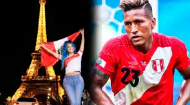 Jessy Kate se lució con la blanquirroja en la torre Eiffel.