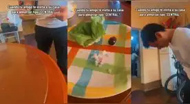 El joven tuvo una particular idea para hacer un almuerzo tipo Central y es viral en TikTok.