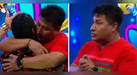 Danny Rosales y Pepino se abrazan tras reconciliación.