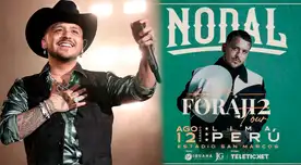 Nodal pisará por primera vez tierras peruanas.